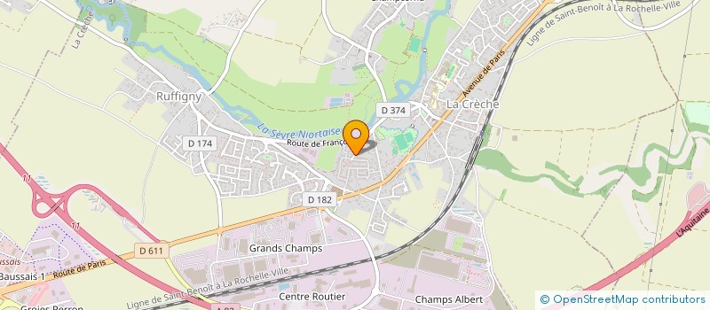 localisation de l'entreprise LES PINK & CO  LA CRECHE