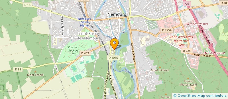 localisation de l'entreprise LES PINS à SAINT-PIERRE-LES-NEMOURS