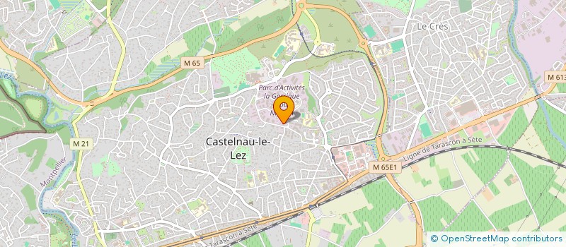 localisation de l'entreprise LES PINS  CASTELNAU-LE-LEZ