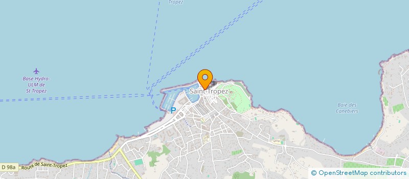 localisation de l'entreprise LES PINS à SAINT-TROPEZ