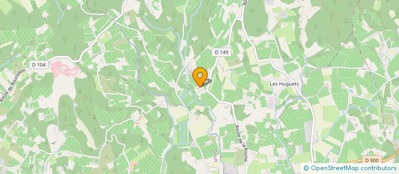 localisation de l'entreprise LES PINS  JOUCAS