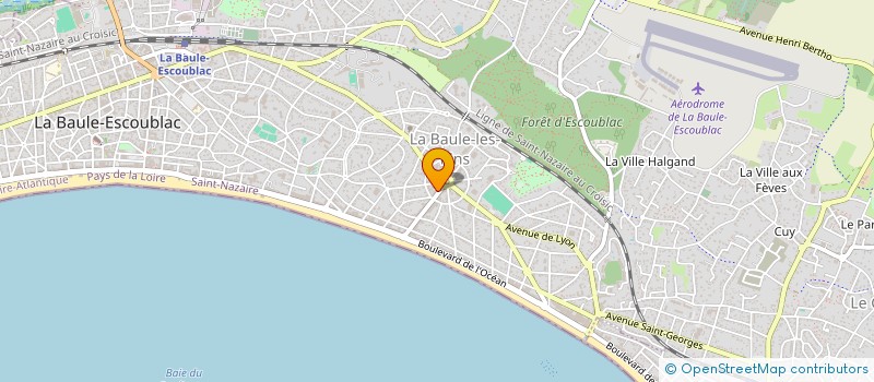 localisation de l'entreprise LES PINS  GUERANDE