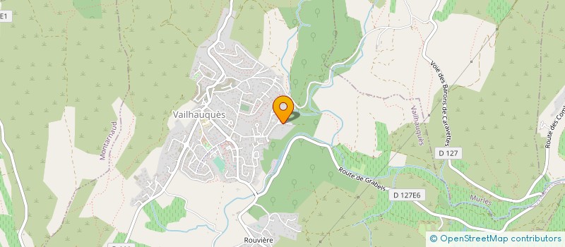 localisation de l'entreprise LES PINS à VAILHAUQUES