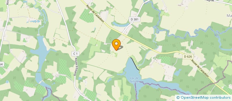 localisation de l'entreprise LES PINS  LABASTIDE-D ARMAGNAC