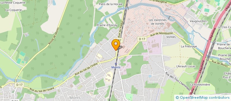 localisation de l'entreprise LES PINS  MONTS