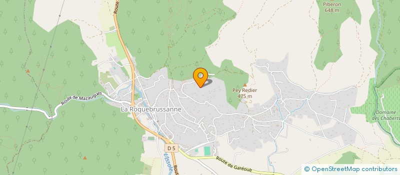 localisation de l'entreprise LES PINS BLANCS DE PROVENCE  SAINT-PIERRE-D'EYRAUD