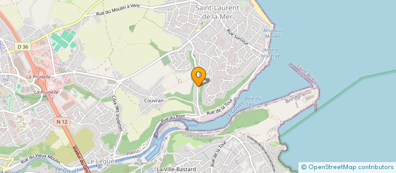 localisation de l'entreprise LES PINS D'OR  PLERIN