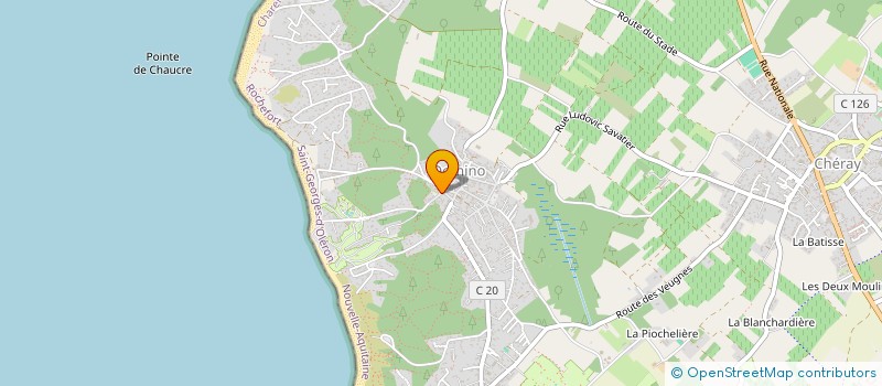 localisation de l'entreprise LES PINS DE NATHALIE  SAINT-GEORGES-D'OLERON