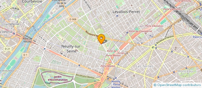 localisation de l'entreprise LES PINS DES GARTINS à NEUILLY-SUR-SEINE