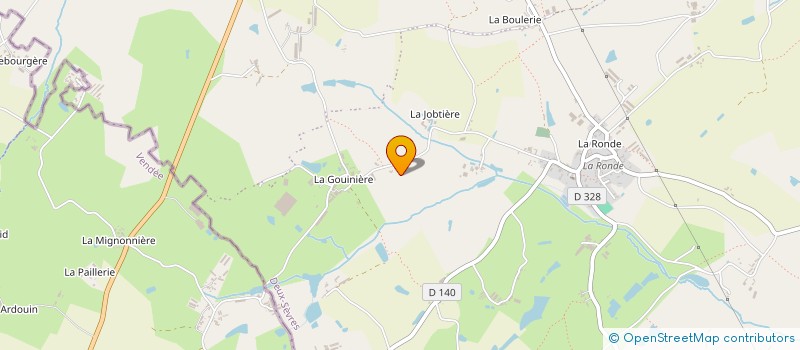 localisation de l'entreprise LES PINS ENERGIE  LA FORET-SUR-SEVRE