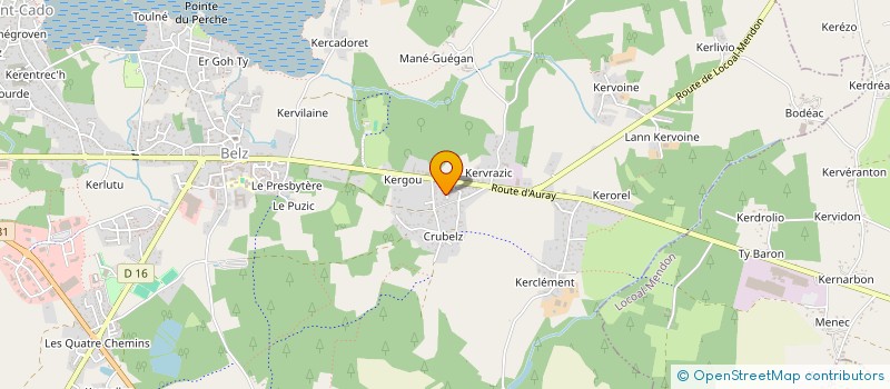 localisation de l'entreprise LES PINS HALLAIS  BELZ