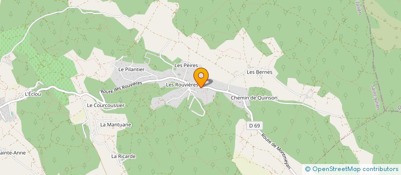 localisation de l'entreprise LES PINS PIGNONS à AIX-EN-PROVENCE