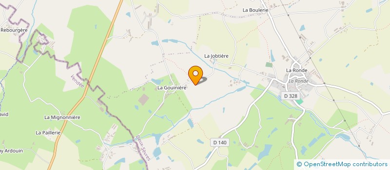 localisation de l'entreprise LES PINS RENOUVELABLES  LA FORET-SUR-SEVRE