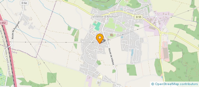 localisation de l'entreprise LES PINSONS  VILLETTE-D'ANTHON