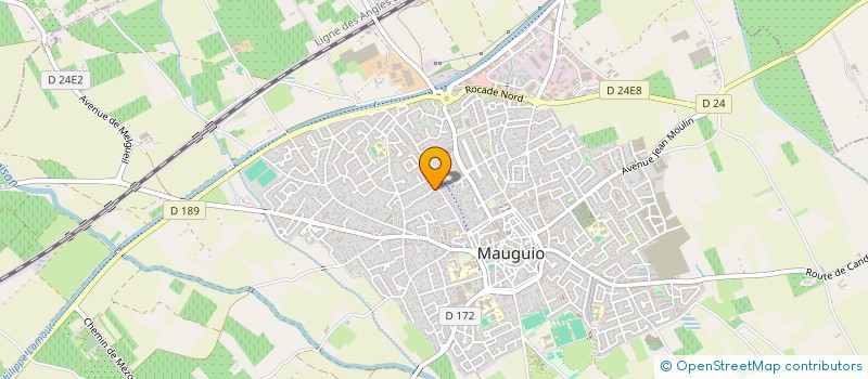 localisation de l'entreprise LES PINSONS  MAUGUIO