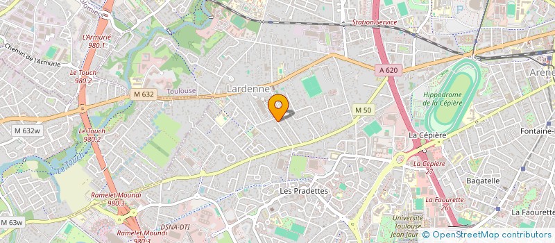 localisation de l'entreprise LES PINSONS à TOULOUSE