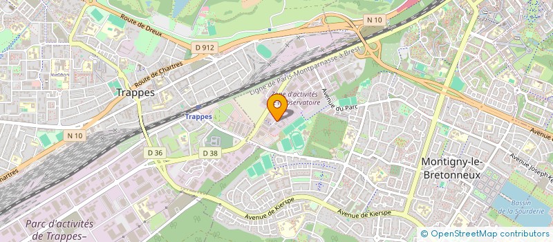 localisation de l'entreprise LES PINSONS  MONTIGNY LE BRETONNEUX