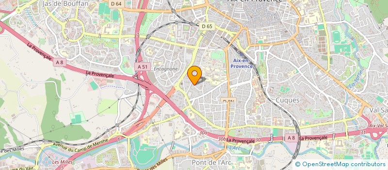 localisation de l'entreprise LES PINSONS à AIX-EN-PROVENCE