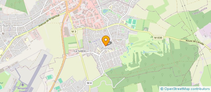 localisation de l'entreprise LES PIONNIERES DE PULNOY  PULNOY