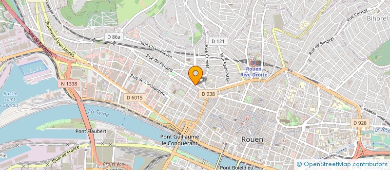 localisation de l'entreprise LES PIOUPIOUS à ROUEN