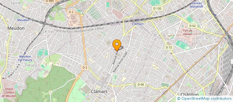 localisation de l'entreprise LES PIOUS PIOUS à CLAMART