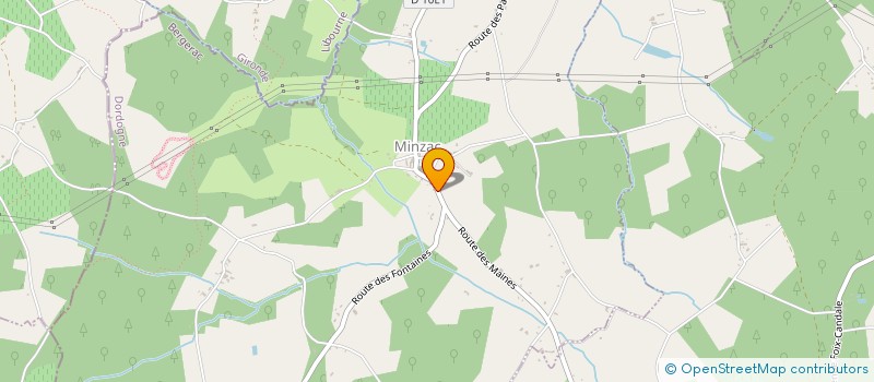 localisation de l'entreprise LES PIOUS PIOUS DE BENEVENT  MINZAC