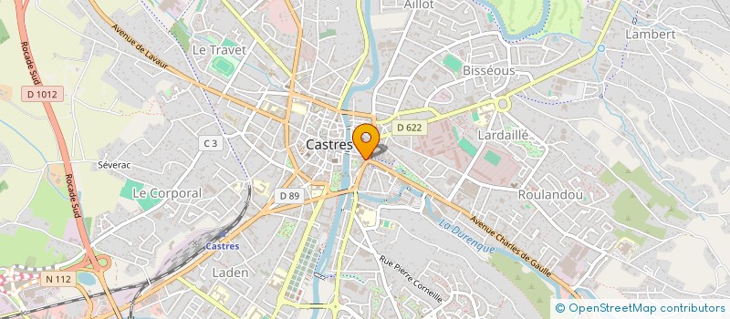 localisation de l'entreprise LES PIPELETTES  CASTRES