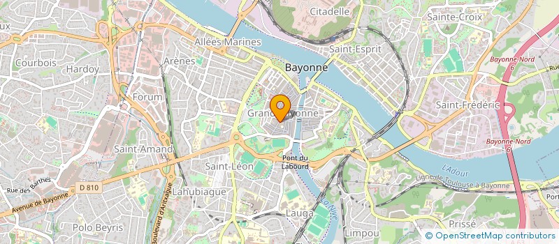 localisation de l'entreprise LES PIPELETTES à BAYONNE