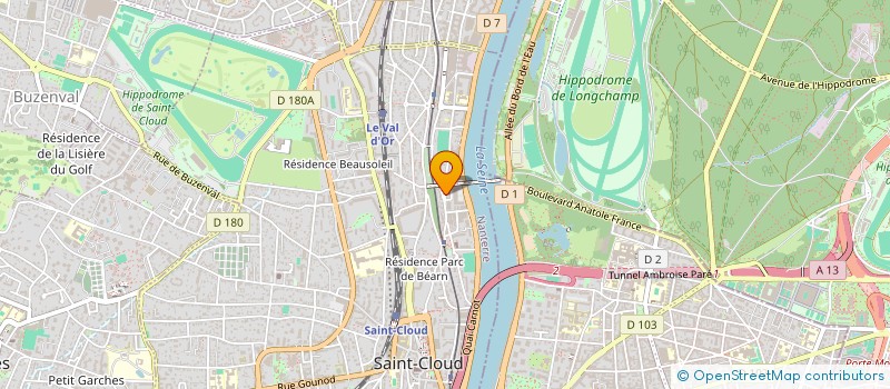 localisation de l'entreprise LES PIPELETTES à SAINT-CLOUD