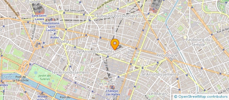 localisation de l'entreprise LES PIPLETTES DU BOULEVARD  PARIS