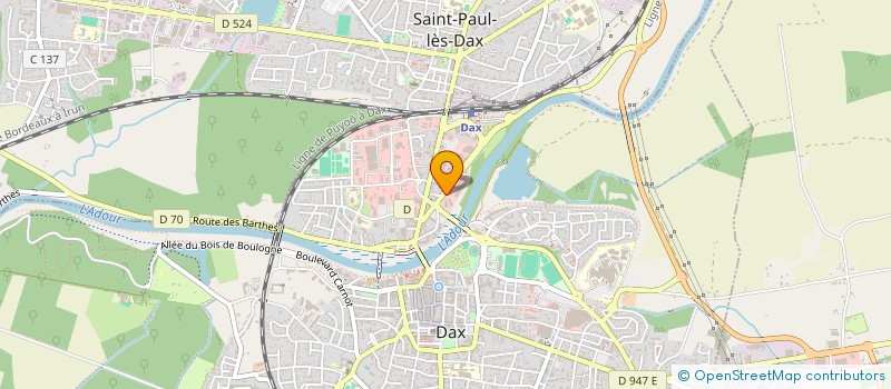 localisation de l'entreprise LES PIQUEUSES à DAX