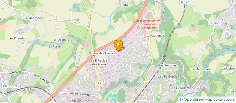 localisation de l'entreprise LES PIRATES DE CERELIA à TADEN