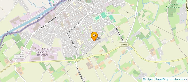 localisation de l'entreprise LES PIRATES DE LA LYS à COMINES