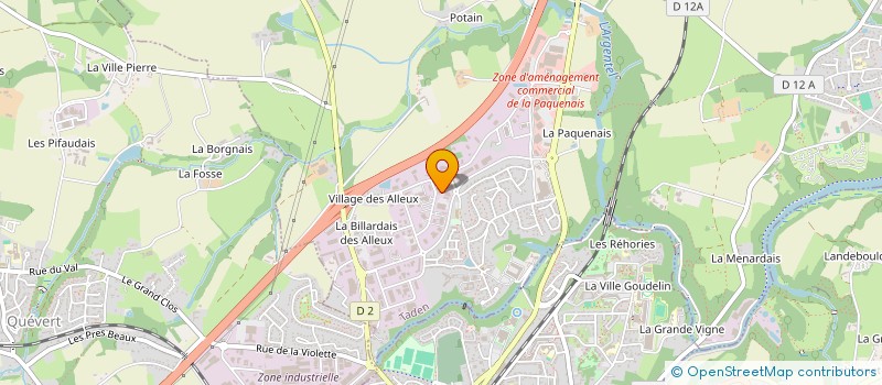 localisation de l'entreprise LES PIRATES DE LOUVIGNE à TADEN