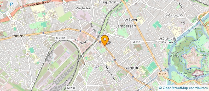 localisation de l'entreprise LES PIRATES DES ONDES à LAMBERSART