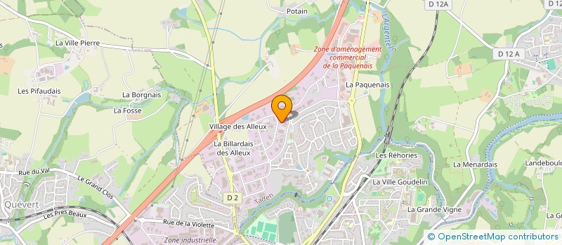 localisation de l'entreprise LES PIRATES DU PAYS DE PONTIVY à TADEN