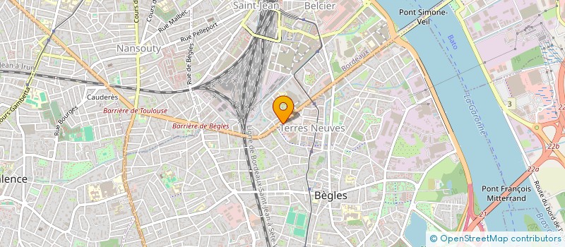 localisation de l'entreprise LES PIRATES PRODUCTION à BEGLES