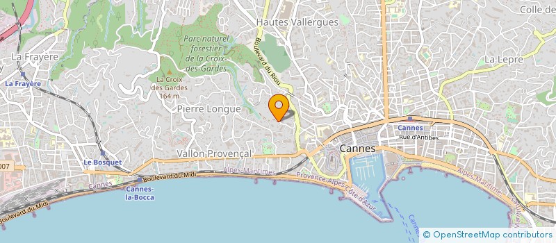 localisation de l'entreprise LES PISCINES DU CAP à CANNES