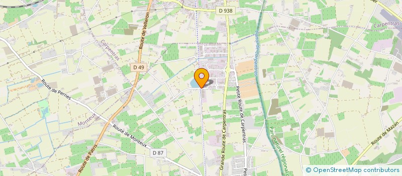 localisation de l'entreprise LES PISCINES DU VENTOUX à PERNES-LES-FONTAINES
