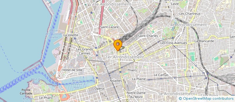 localisation de l'entreprise LES PISTES BLEUES  MARSEILLE