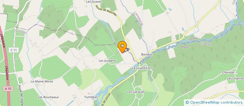 localisation de l'entreprise LES PISTES DE LIVENNE  VAL-DE-LIVENNE