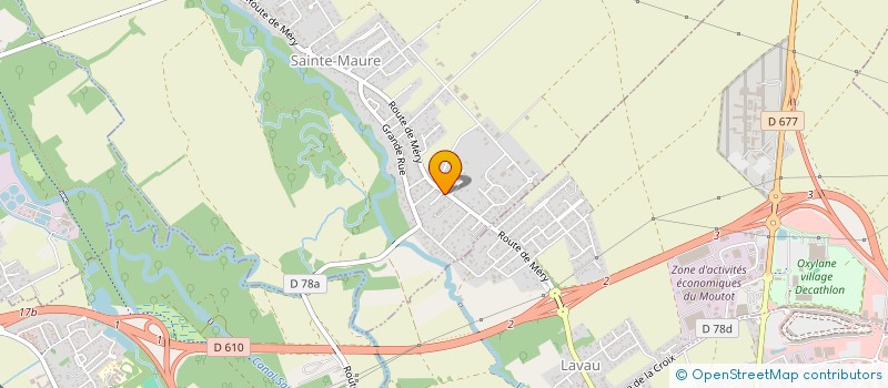 localisation de l'entreprise LES PISTONNES  SAINTE-MAURE