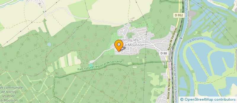 localisation de l'entreprise LES PISTONNES DU JAZZ  NORROY-LES-PONT-A-MOUSSON