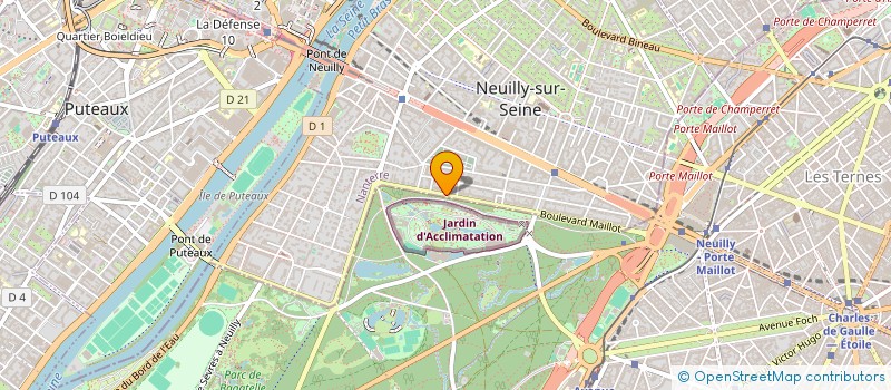 localisation de l'entreprise LES PISTONNES : MISSION TROPHY  NEUILLY-SUR-SEINE