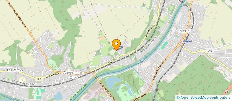 localisation de l'entreprise LES PITCHOUNES à AUVERS-SUR-OISE