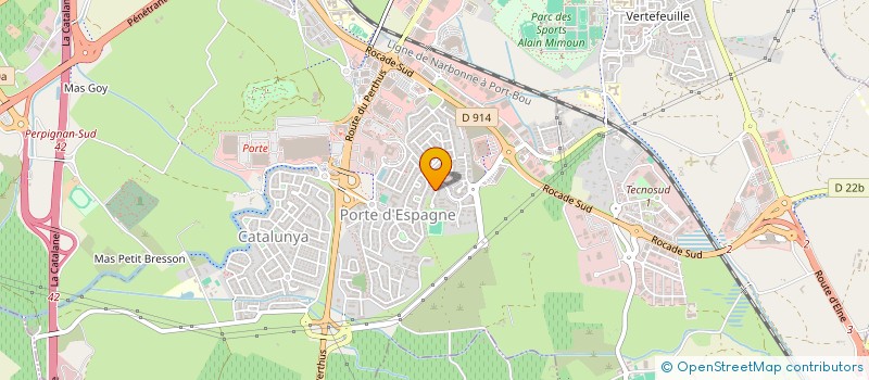 localisation de l'entreprise LES PITCHOUNES à PERPIGNAN