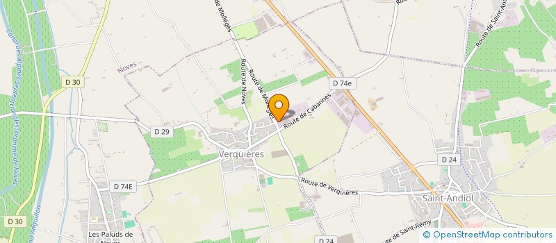 localisation de l'entreprise LES PITCHOUNES  SAINT-ANDIOL