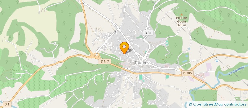 localisation de l'entreprise LES PITCHOUNES à TOURVES