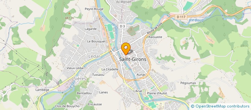 localisation de l'entreprise LES PITCHOUNETS à SAINT-GIRONS