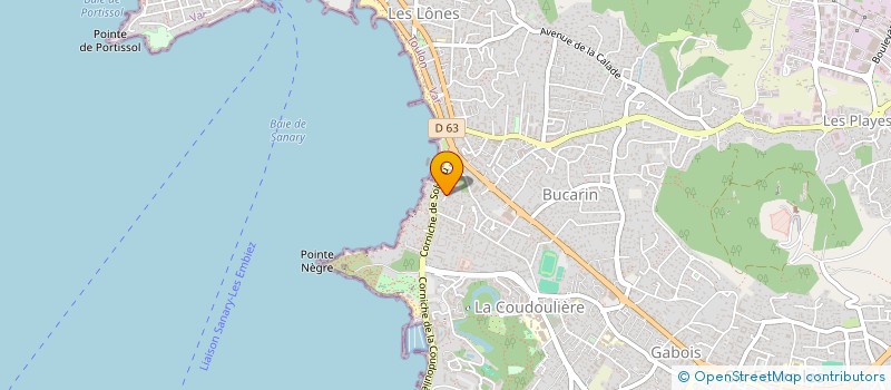 localisation de l'entreprise LES PITCHOUNNES à SIX-FOURS-LES-PLAGES